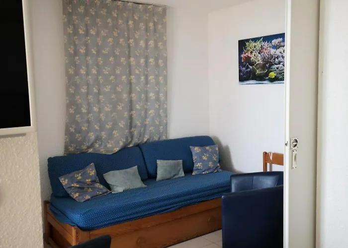 Apartament 4 Pieces, 8 Pers, Piscine, Tennis, Parking Inclus - Port Barcares - Fr-1-195-58 *