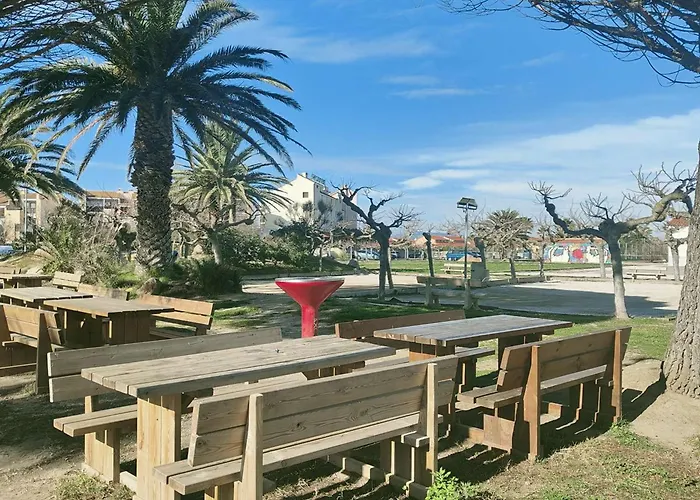 4 Pieces, 8 Pers, Piscine, Tennis, Parking Inclus - Port Barcares - Fr-1-195-58 Apartament *